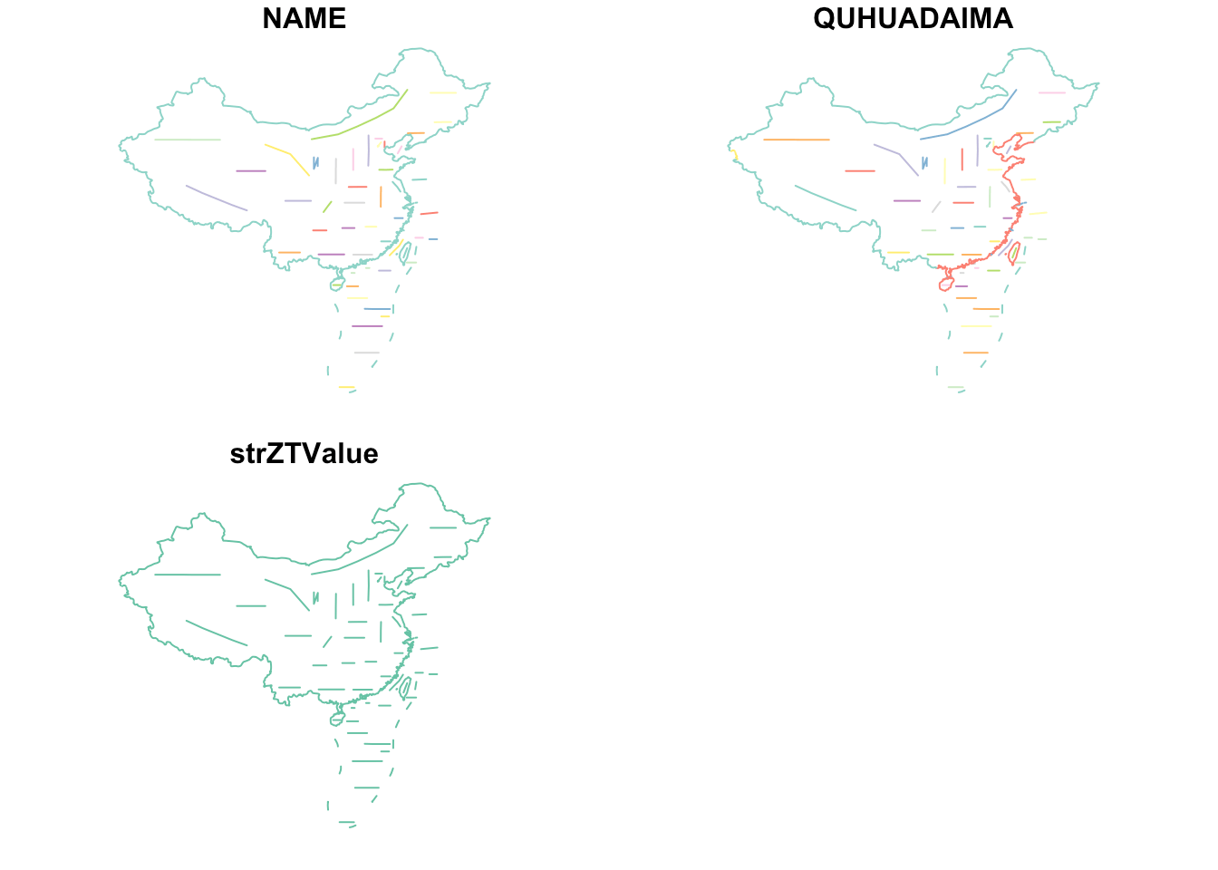 中国地图数据